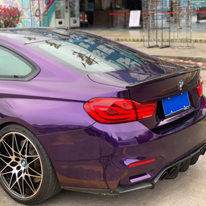 PET Karosserie <span class=keywords><strong>Vinyl</strong></span> <span class=keywords><strong>Wrap</strong></span> Metallic Midnight Purple Premium Dekoration Wickel folie mit 3 Jahren Garantie - Product Image 2