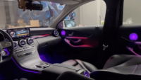 Kit d'éclairage ambiant 64 couleurs pour Mercedes Classe C W205 C300 C43 C63 GLC X253 Accessoires de garniture intérieure LED