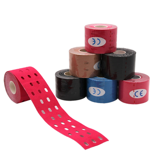 Cinta <span class=keywords><strong>de</strong></span> Kinesiología OEM <span class=keywords><strong>de</strong></span> 5 CM*5M con Logotipo Personalizado <span class=keywords><strong>de</strong></span> Fábrica, Cinta <span class=keywords><strong>de</strong></span> Kinesiología Transpirable y Perforada <span class=keywords><strong>para</strong></span> Soporte Muscular y Articular - Product Image 1