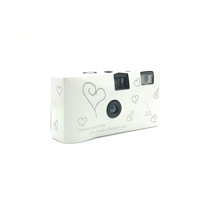 17 Shots 35mm Disposable Black & White Film Camera Preloaded D76 B&W Film, 135 Format Single Use Point And Shoot Camera