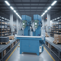 Machine de perçage et de taraudage automatique multi-axes à double poste de travail - Diamètre de perçage max. 35 mm, colonne carrée, haute rigidité
