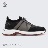 Fabricant de chaussures LANCI, faible MOQ, baskets personnalisées, baskets de course pour hommes, baskets respirantes en mesh pour hommes