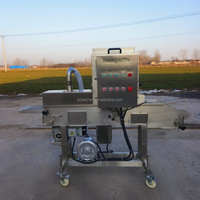 Petite machine automatique pour la fabrication de galettes de hamburger, de nuggets de poulet et de galettes de galette de poulet enrobées de panure