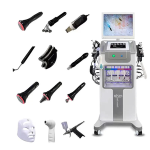 Appareil multifonctionnel 12 têtes pour le soin du visage en salon : scanner cutané, <span class=keywords><strong>injection</strong></span> d'oxygène, traitement de peeling aquatique - Product Image 1