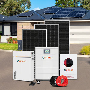 Kit complet de système solaire domestique 10kw 12kw 15kw 20kw Système d'énergie solaire hybride avec batterie 10kwh 20kwh 30kwh 40kwh Batteries au lithium - Product Image 3