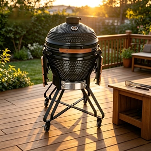 Kimstone Barbecue in Ceramica Stile Big Joe XXL da 24 Pollici, Prezzo all'Ingrosso, il Miglior <span class=keywords><strong>Asador</strong></span> per Feste BBQ - Product Image 1