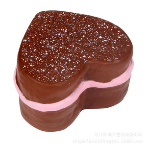 ของเล่นคลายเครียดรูปเค้กหัวใจโฟม PU ของขวัญวันวาเลนไทน์ - Product Image 4