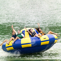 Bateau gonflable sur mesure, design UFO, jouet flottant pour fête aquatique, pour activités de divertissement aquatique pour adultes