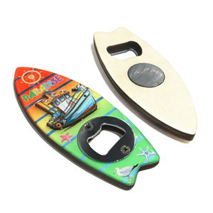 Abridor de Botellas de Cerveza de Madera 3D Personalizado con Forma de Tiburón, Imán para Refrigerador, Fuerte Magnético, Ecológico - Product Image 2