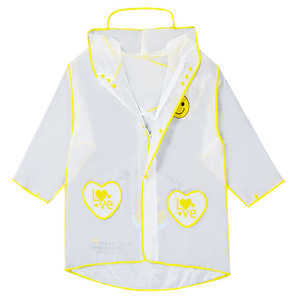 Impermeable transparente para niños con bolsillo para mochila para senderismo y uso escolar - Product Image 2