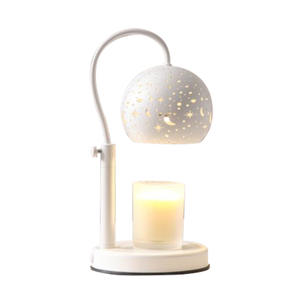 Retro Lantern Wax <b>Candle</b> Melting Warmer Light Glass Aromatherapy Burner <b>Fragrance</b> Electric <b>Candle</b> Warmer Lamp Heater Bedroom - Product Image 4