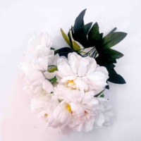 Rangkaian Bunga Peony Sutra Buatan Multi Warna Hiasan Rumah Pabrik Buket Pengantin Dekorasi Dinding Bunga DIY Dekorasi Jendela Pesta