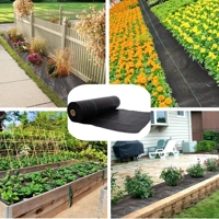 Agriculture Barrière contre les mauvaises herbes Paysage Tissu Heavy Duty Weed Block Jardinage Tapis de couverture du sol Contrôle des mauvaises herbes Tissu de jardin