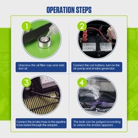 Autel-outil de Diagnostic multifonctionnel de voiture, Mini testeur de fuites de gaz, EVAP, détecteur de fumée, T130