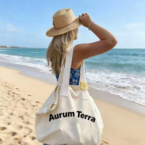 Sac de courses en toile épaisse personnalisé avec logo imprimé, sac de courses en toile recyclable, grand sac en vrac réutilisable, sac de courses en coton personnalisé - Product Image 1