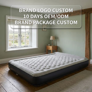 킹 사이즈 침대용 에어 매트리스 자동 팽창형 현대적 경량 매트리스 실내 침실 및 야외 캠핑용 럭셔리 에어 베드 - Product Image 1