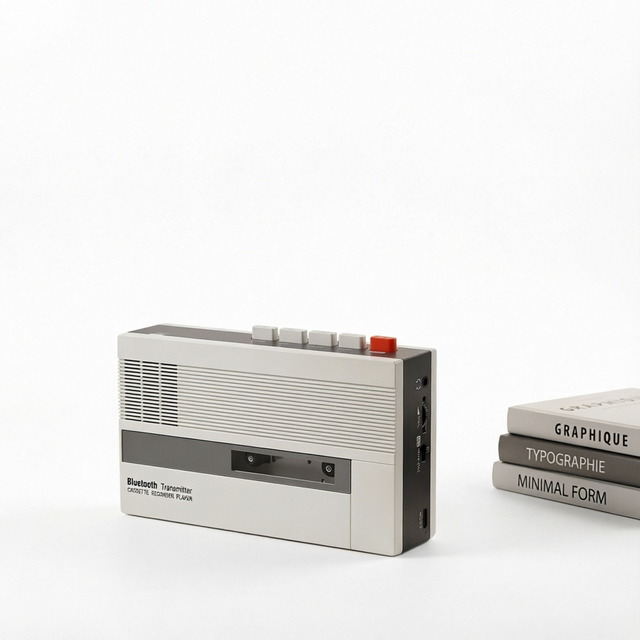 Cassette Player-Walkman-with Built-in Recording Function for Battery & USB Powered MP3 Compatible for Retro-style Playback