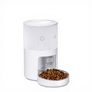 Fast Delivery 3L Automatic WIFI Pet Feeder Intelligent 10-Meal LCD Timing Portable Plastic Design with Charging Power Source - Product Image 1