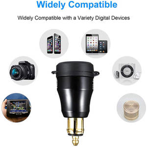 Pas encore d'avis Certifié DIN Hella Plug to Quick Charge 3.0 USB Charger & Type C Power Delivery Adapter pour moto - Product Image 4