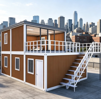 Dormoir modulaire en conteneurs préfabriqués pour le logement des travailleurs de chantier