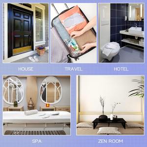 Zapatillas de hotel desechables lavables antideslizantes reciclables blancas personalizadas de bajo precio para Spa Home - Product Image 5