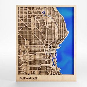 <span class=keywords><strong>Mapas</strong></span> de ciudad para decoración de pared del hogar, madera cortada con láser, 3D, hecho en China - Product Image 1