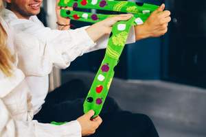 Conception d'emballage personnalisée, boîte cadeau originale pour salade alimentaire, chaussettes mi-mollet unisexes - Product Image 2