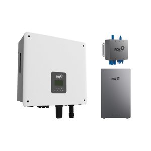 Inverter triphasé/biphasé/monophasé Fox E S AC1 G2 3,68 kW à couplage CA + Pack batterie EP5-H (15,54 kWh, 3 batteries) - Product Image 1