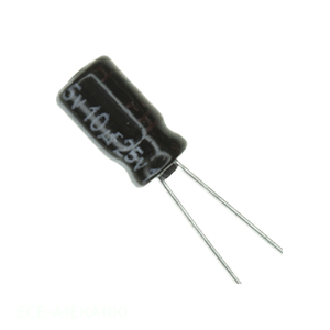 ตัวแทนจำหน่ายอย่างเป็นทางการ ECE-A1EKA100 ตัวเก็บประจุแบบ Through Hole 10 uF CAP ALUM 10UF 20% 25V RADIAL TH - Product Image 1