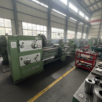 Vente chaude Prix usine Dalian CW6180C Tour horizontal semi-automatique d'occasion robuste haute précision pour le travail des métaux 1
