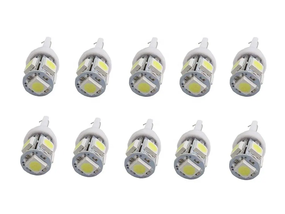 Bombilla LED blanca de alta calidad T10 5 SMD para coche