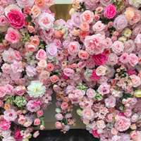 Arche florale rose papillon moderne et professionnelle pour mariage, demande en mariage, événement commercial, cérémonie, toile de fond et zone photo