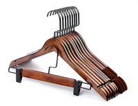 Cintres bon marché de haute qualité en bois, cintres en bois pour chiffons