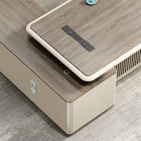 Bureau de direction en L Liyu, très vendu, mobilier de bureau exécutif, table moderne haut de gamme et durable