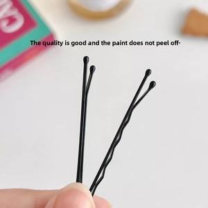 Épingle à cheveux en forme de U noir grand ou petit épais pour une <span class=keywords><strong>coiffure</strong></span> polyvalente - Product Image 3