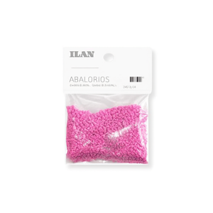 Perline Ilan Abalorios 3mm Rosa per Creazione di Gioielli, Confezione da 50g - Product Image 2