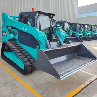 Chinois SWTL4538 Mini chargeuse compacte sur chenilles EPA Stage V moteur tracteur sans rail chargeur avec roulement de pompe à noyau