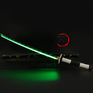ดาบไม้33นิ้วดาบนินจาสำหรับงานปาร์ตี้คอสเพลย์ชินาซูกาว่าเกนยะมีไฟ LED - Product Image 2
