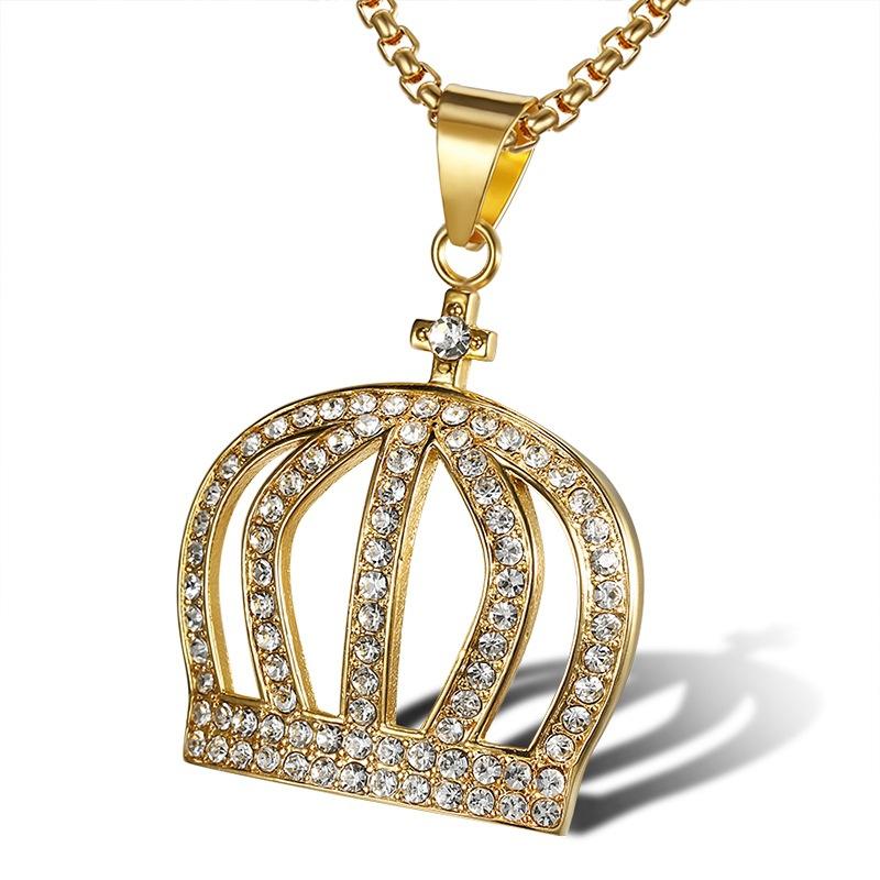 Gold Single Pendant Without Chain