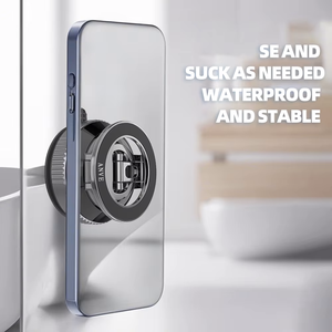 2025 xuyên biên giới mới giữ xe công nghệ đen điều hướng chân không hút từ điện thoại di động khung đen hút đĩa xe - Product Image 3