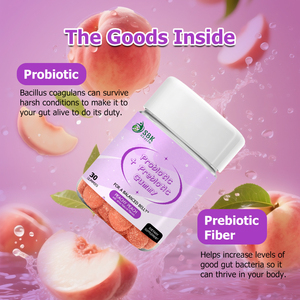 Oem Odm Prebiotic Probiotics Gummies Total Carbohydrate or Flavors Promotes Gut Health Supports Immune Digestive Absorption - Product Image 5