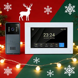 <span class=keywords><strong>Interphone</strong></span> de sécurité 1 poste pour 2 stations, système <span class=keywords><strong>d</strong></span>'<span class=keywords><strong>interphone</strong></span> vidéo pour entrées de magasins de <span class=keywords><strong>d</strong></span>étail - Product Image 1