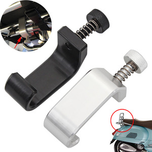 ตะขอโครงกระเป๋าอลูมิเนียมแบบปรับได้สำหรับ Vespa GTS LX LXV Sprint Primavera รถจักรยานยนต์เป้ายึดอุปกรณ์เสริม - Product Image 1