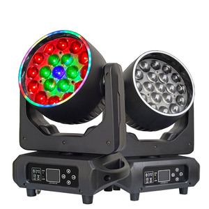 Chất lượng cao 19 cái 15 Wát RGBW <span class=keywords><strong>Led</strong></span> <span class=keywords><strong>zoom</strong></span> rửa di chuyển đầu ánh sáng DMX điều khiển cho Câu lạc bộ đêm bên khách sạn DJ - Product Image 2