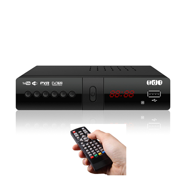 Full HD DVB-S2 Satellite Receiver Digital Plastic Material Germany France 168mm High Definition Multilanguage Support