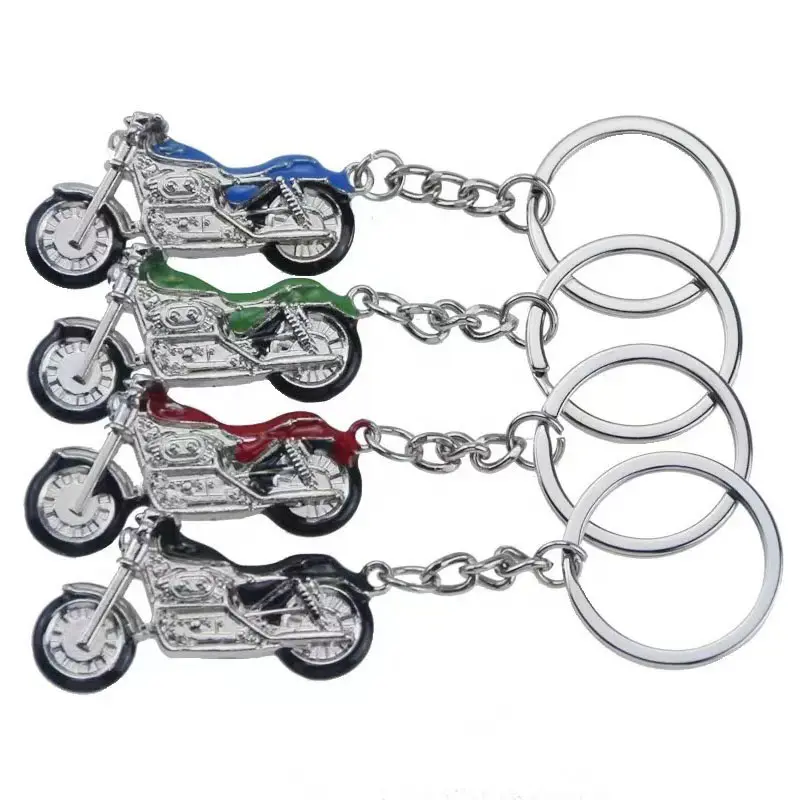 Motorcycle Keyring Keychain Car Bag Pendant Decoration Motorcycle Bike Wallet Purse Keychains For Boys Girl Key Lucky Charm Gift