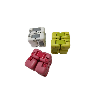 وصول جديد حار بيع Miltu الملونة فيدجيت صندوق أعمى مكعب التعليم الإصبع طرف بناء كتل الطوب لعبة قالب من البلاستيك - Product Image 6