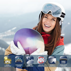 <span class=keywords><strong>Hubo</strong></span> otg משקפי סקי 100% הגנה על uv על משקפיים סקי/snowboard לגברים נשים & משקפי ספורט נוער - Product Image 5