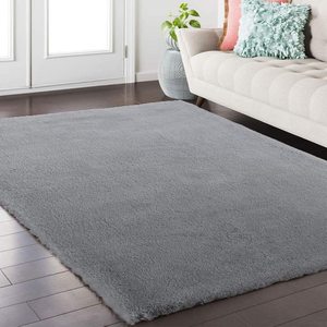 Bán buôn Faux Thỏ lông Thảm phòng ngủ thảm lớn Fluffy xù xì khu vực thảm siêu mềm cho phòng khách trẻ em phòng - Product Image 3