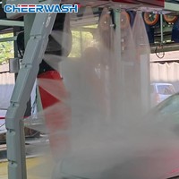 Machine de lavage de voitures automatique sans contact Cheerwash, facile à entretenir et pratique, adaptée aux entreprises de location de voitures.
